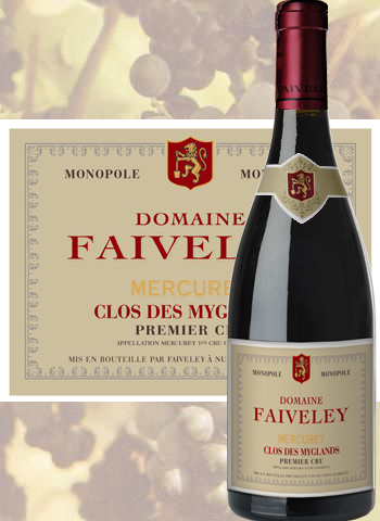 Vino Bourgogne 1er Cru Clos Des Myglands 2011