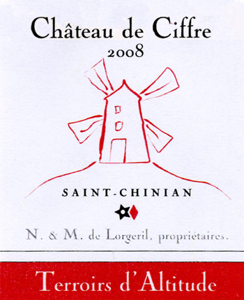 Vino Languedoc-Roussillon Chateau de Ciffre 2009
