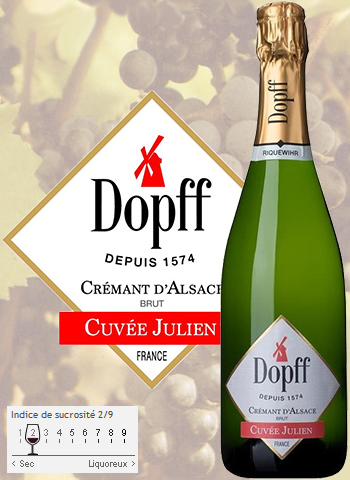 Magnum Crémant Cuvée Julien Brut Dopff au Moulin