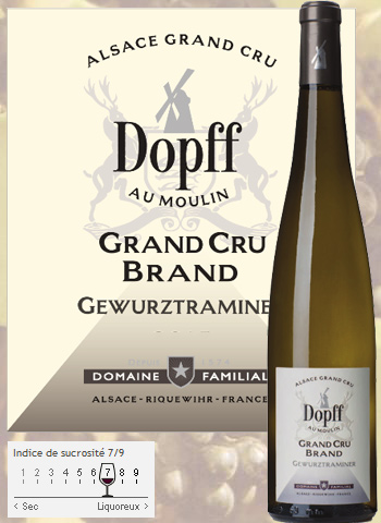 Gewurztraminer Grand Cru Brand De Turckheim 2015 Dopff au Moulin