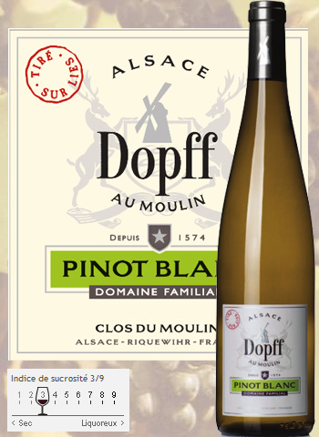Pinot Blanc Tiré Sur Lies Dopff au Moulin 2017