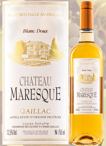 Château Maresque 2017 Gaillac Blanc Doux