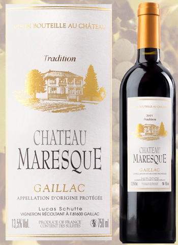 Château Maresque Prunelard 2016 Gaillac Rouge