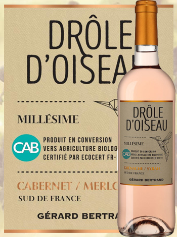 Drôle d'Oiseau Grenache - Syrah 2018 Pays d'Oc Gérard Bertrand