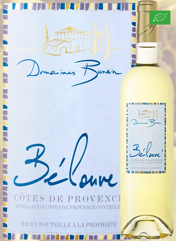 Bélouvé Blanc 2019 Côtes de Provence Bio Bunan